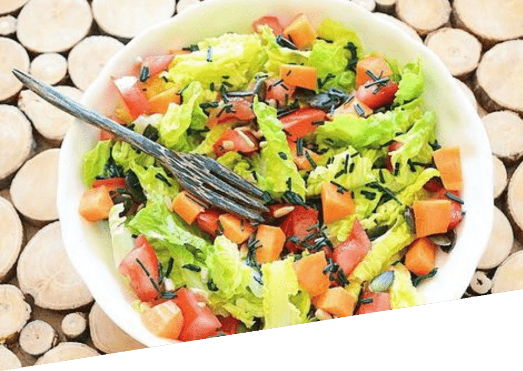 Salade fraîcheur à la spiruline